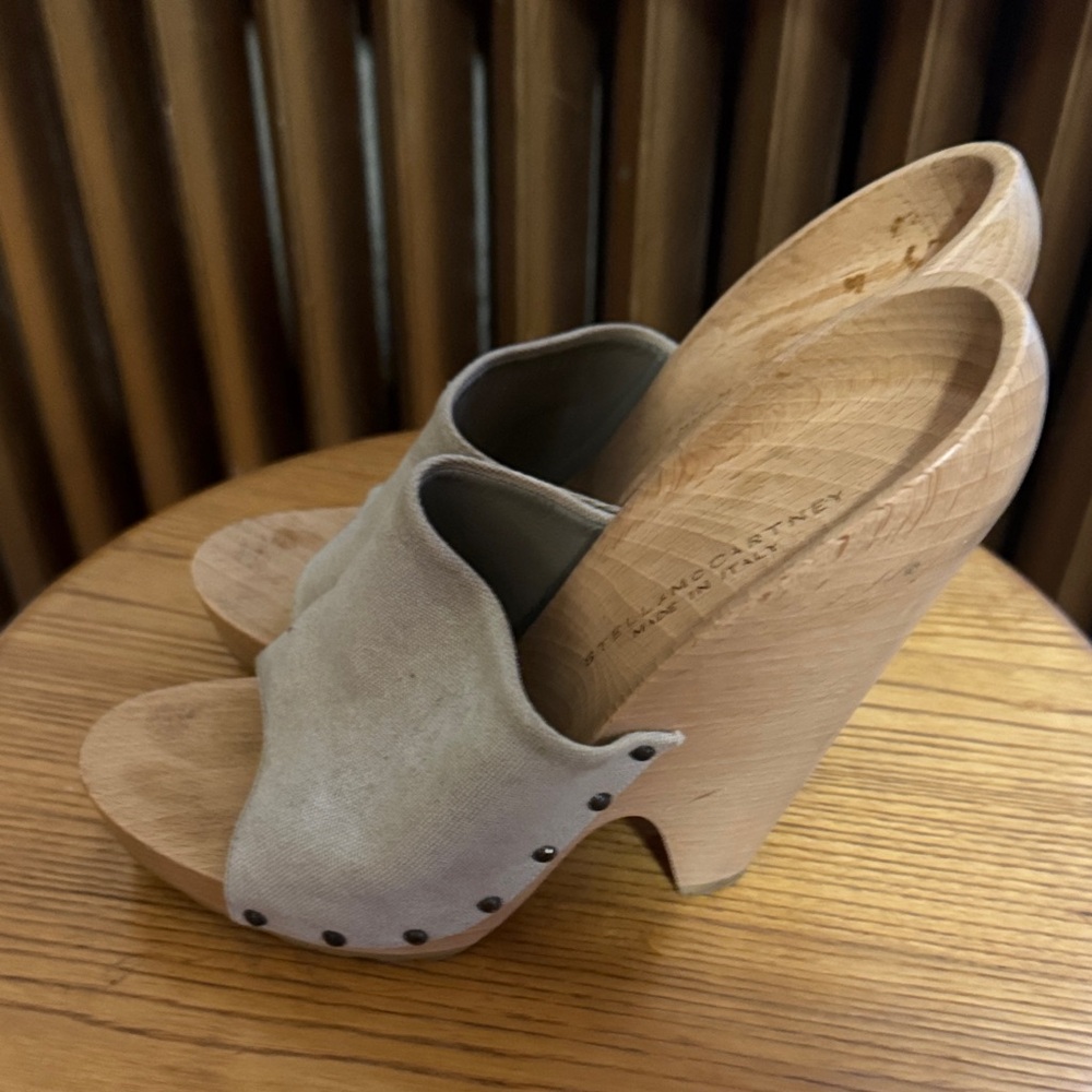 Stella McCartney Beige Mules - Picture 2 of 8